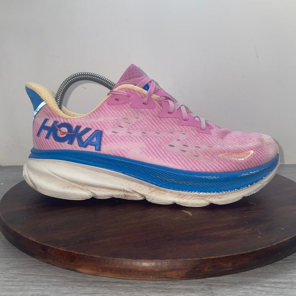 Hoka One One Clifton 9 1127896 CSLC Women's US 9B Running Shoes Purple Sneakers